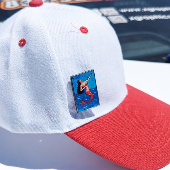 La Sirena Pin Loteria Pin For Caps Clothing Enamel Badge Mexican Game Pin - Picture 4 of 5